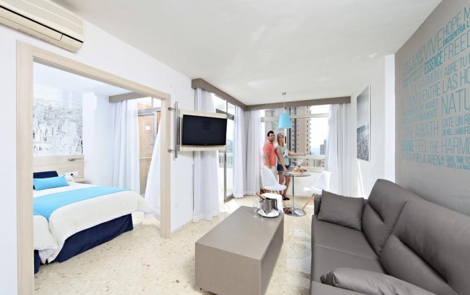 Slaapkamer van hotel Resort Flamingo Beach in Alicante